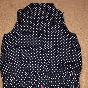 OshKosh B'gosh Jackets & Coats - Navy and pink puffer vest. OshKosh B'gosh Jackets & Coats - Navy and pink puffer vest.